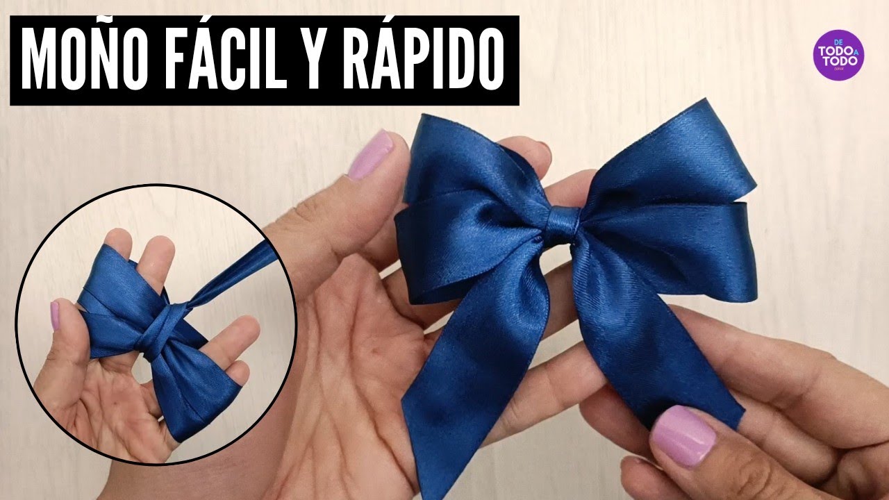 Tutorial moño FACIL y rápido con los dedos. - YouTube