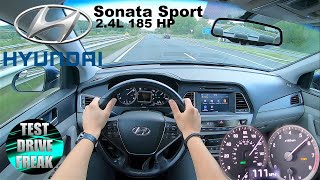 2017 Hyundai Sonata Sport 2.4L GDI 185 HP TOP SPEED AUTOBAHN DRIVE POV