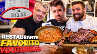 PROBANDO EL RESTAURANTE FAVORITO de los YOUTUBERS Y FUTBOLISTAS en ANDORRA! +300€ ¿VALE LA PENA?