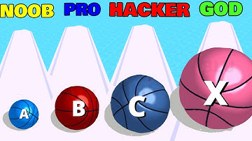 NOOB vs PRO vs HACKER vs GOD in A-Z Run Big Update KLNCVJ76