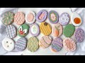 🐣20 EASTER EGG COOKIES~Satisfying Cookie Decorating with Royal Icing~Sugar Cookies~Spring Color