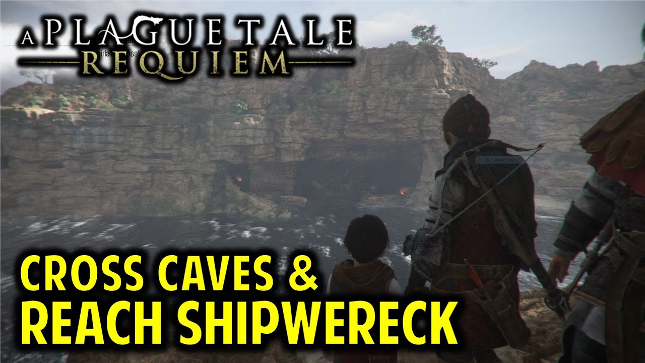 Cross the Caves & Reach the Shipwreck