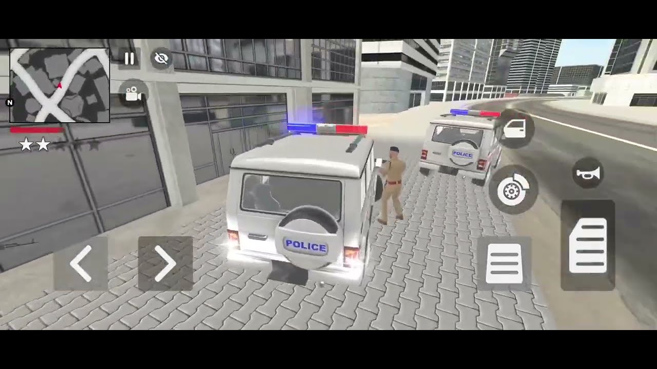 Franklin vs police👮 full of fun🤣🤣