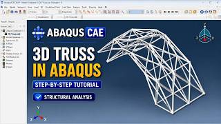 Part 1. 3D Truss in Abaqus. How to make Space Truss Static Analysis . تحلیل خرپای سه بعدی در آباکوس
