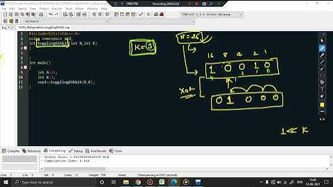 Bit Manipulation: Toggling Kth Bit