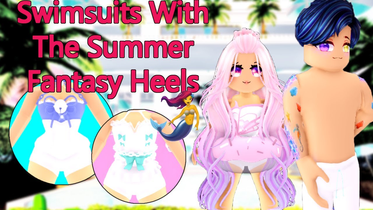 Making Swimsuits With The Summer Fantasy Heels In Royale High / How To ...