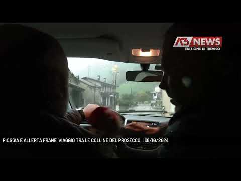 PIOGGIA E ALLERTA FRANE, VIAGGIO TRA LE COLLINE DEL PROSECCO  | 08/10/2024