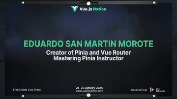 Eduardo San Martin Morote is joining Vue.js Nation 2024!