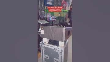 Loa Line array 2x10” 3-way liền công suất 2000W #Sanway LA310P 😍 #HoangTungAudio #linearray #short