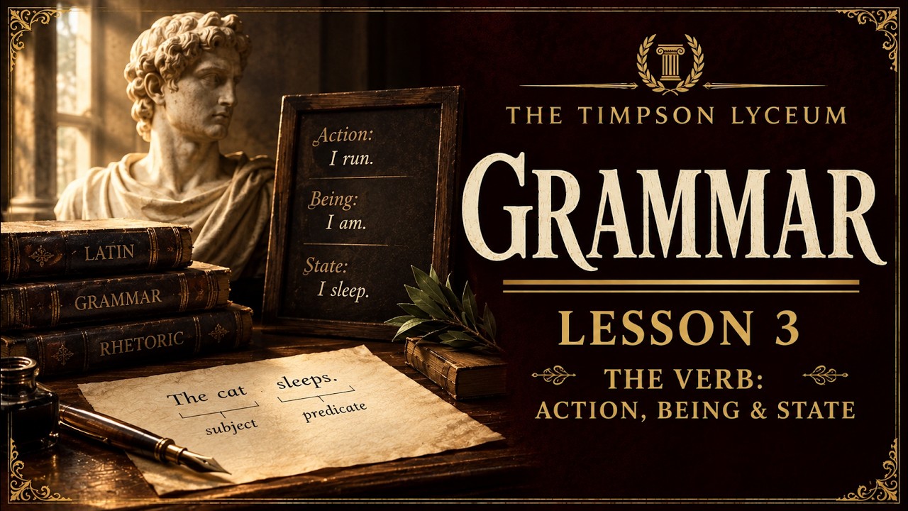 The Verb: Action, Being & State – Lesson 3 (Grammar)