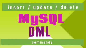 MySQL DML Commands