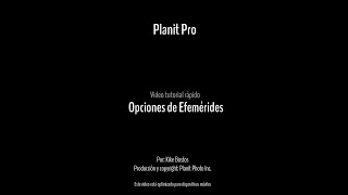 13. Opciones de Efemérides screenshot 5