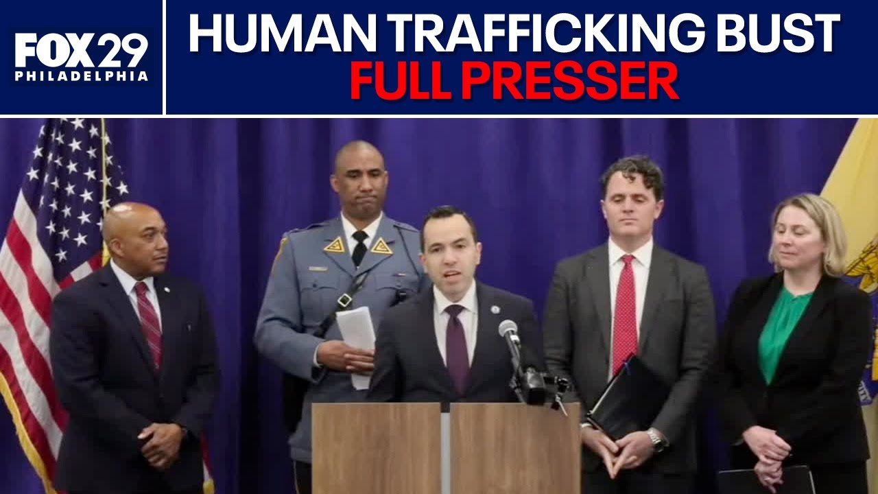 Human trafficking ring busted in New Jersey: FULL PRESSER - YouTube