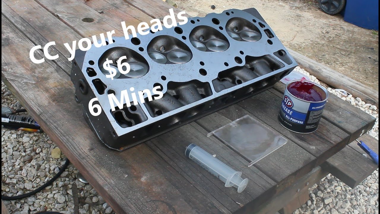 how to measure cylinder head volume on a budget diy cc heads on a