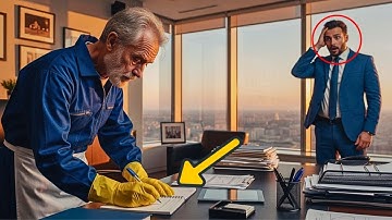 Miljardair stond op het punt zijn bedrijf om 10:00 te verliezen, tot schoonmaker de fatale fout zag.
