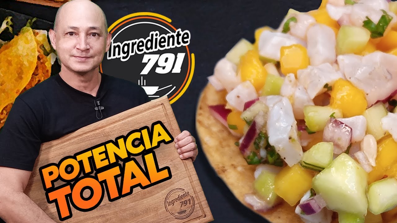 💪Как приготовить РЫБНЫЙ СЕВИШ со свежим и вкусным ((МАНГО)) 🥭| Ингредиент 791