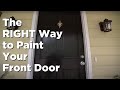 How to Paint an Exterior Door