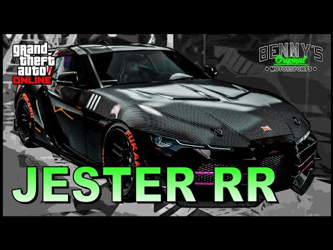 Dinka JESTER RR (Toyota SUPRA GR 'Carbon Fibre) Customisation & Test Cinematic GTA Online