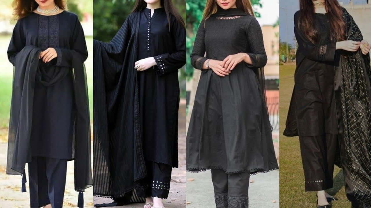 Beautiful Black Dress designs 2020 || Party wear black dress collections ||  Fashion era - YouTube