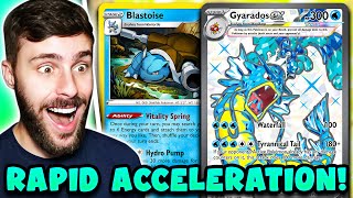 Blastoise BREAKS Gyarados ex!! (Scarlet & Violet)