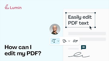 How to edit your PDF in Lumin
