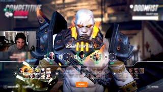 JAKE TOP 500 DOOMFIST GAMEPLAY ON EICHENWALDE [ OVERWATCH 2 TOP 500 SEASON 5 ]