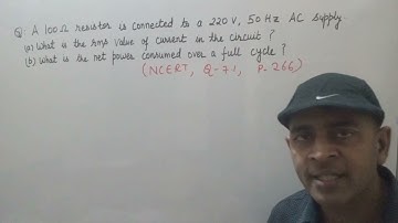 Alternating current l NCERT solution lQues 7.1 & 7.2 and other numericals l Physics Class 12