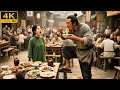 【爆燃武侠电影！】飯店夥計刁難女老板，哪料對方竟隐藏绝世武功，当场教训他！#movie #kung #武侠片