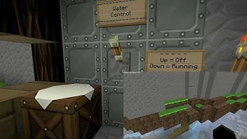 Minecraft Time Lapse - Flying Castle Part 9 (Waterworks)