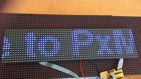 PxMatrix Panel Shield for library “LED matrix panel driver for ESP8266, ESP32”