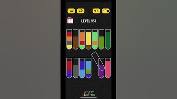 Water sort puzzle level 951 | AYU Gamester #shorts