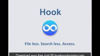 Hook productivity app overview screenshot 1