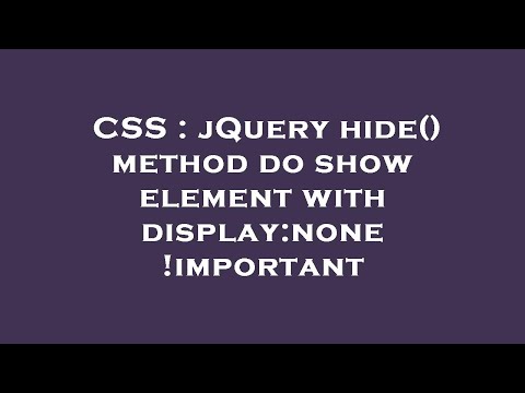 CSS : jQuery
