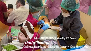 Daily Routine | Sakura HEBAT ke Dokter Gigi tanpa Drama !!! Hari yang Sibuk namun Hebat