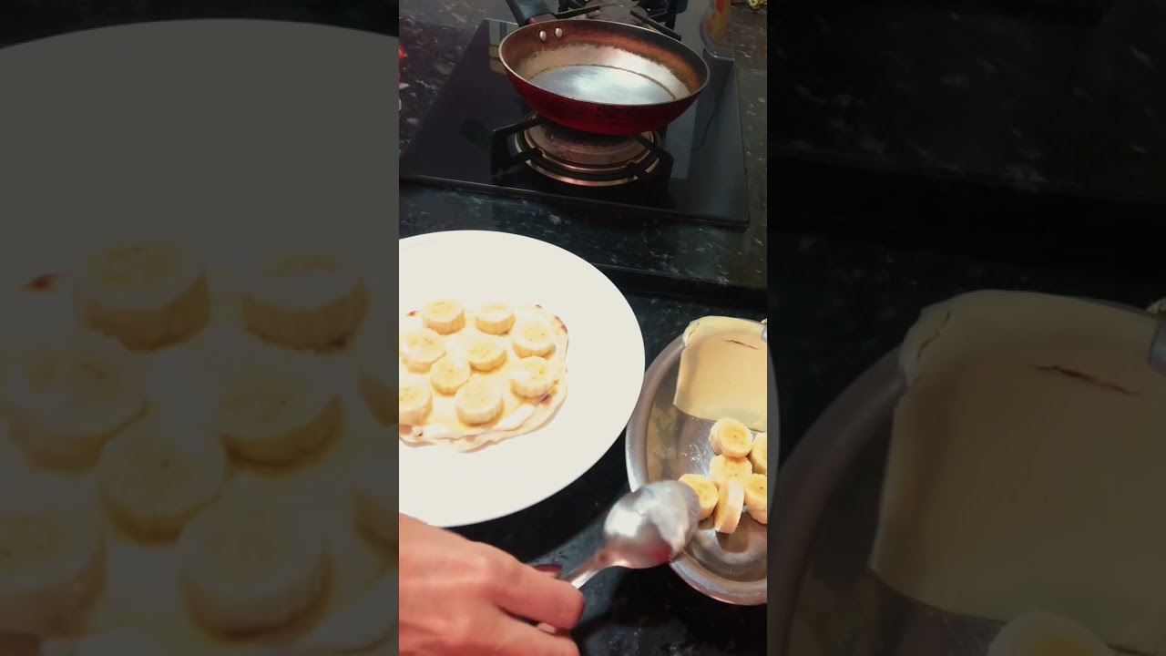 Pizza de frigideira BANANA + OURO BRANCO