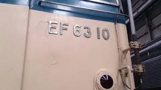 EF63 10とEF62 54の連結器操作