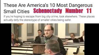 Crime Is Not Down In Schenectady So Quit  Your lying Mayor!