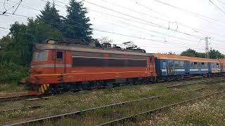 ПВ 90101 с локомотив 44 100 излиза от Русе Разпределителна