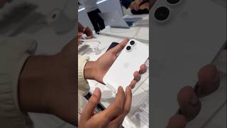 iPhone 16 unboxing white colour 🤍🥰