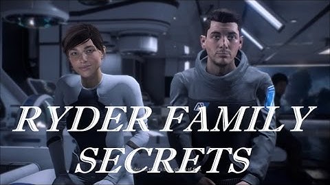 Mass Effect: Andromeda - "Ryder Family Secrets" - All Steps Including Memories and Logs (Backstory)