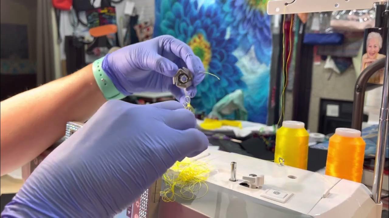 How to fix a bobbin winding problem. Please tell me, you have done this