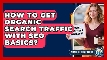 How To Get Organic Search Traffic With SEO Basics? - Small Biz Success Hub