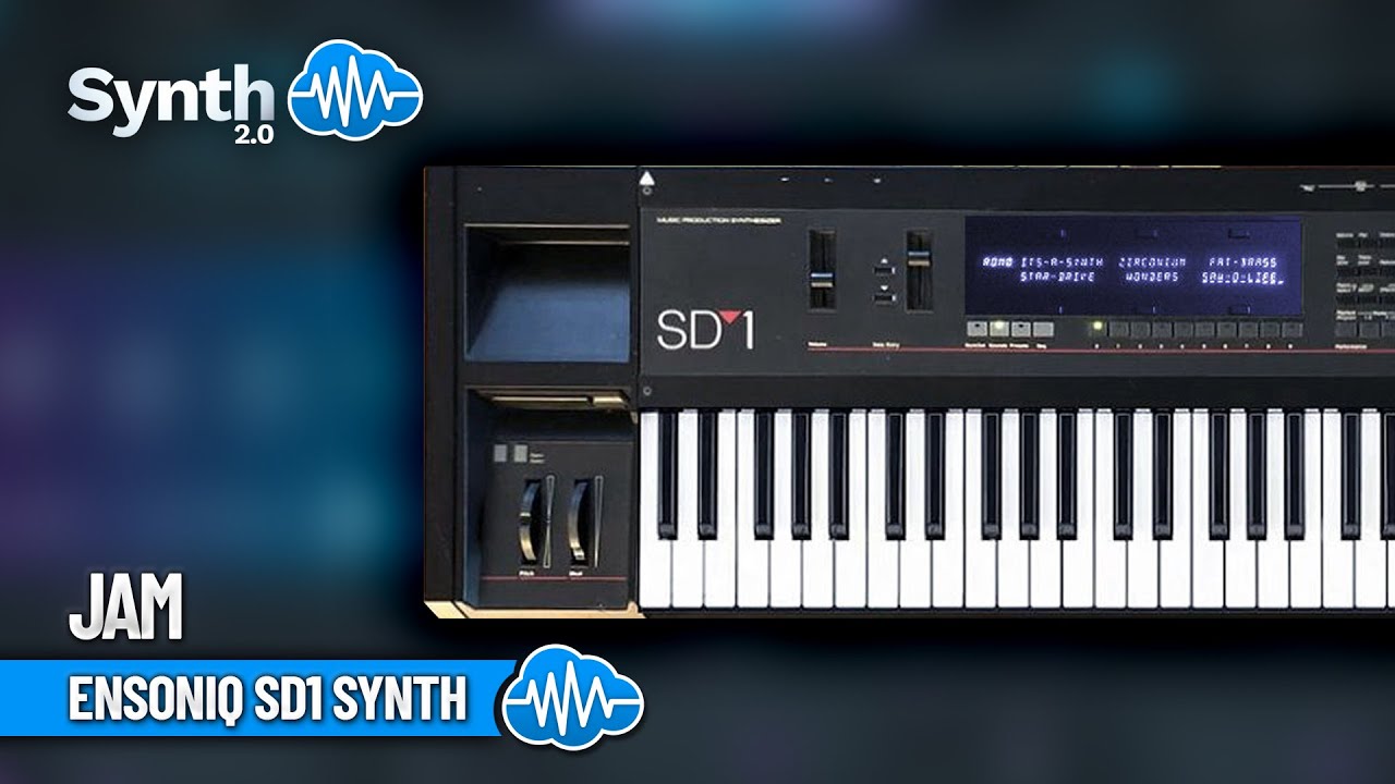 ENSONIQ SD1 SYNTH | Jam - YouTube