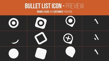 Bullet List Kit After Effects Templates