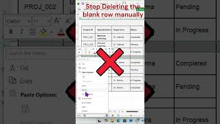 📊 Clean Your Excel Data in Seconds! (Auto-Delete Blanks)