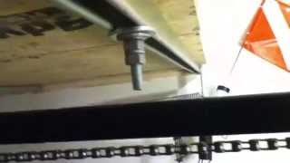 Storage over 2 Garage Doors Garage shelving shelf I have watched a lot of videos on putting up shelves in the garage but none reclaim ALL the space above the garage doors. Amost 5