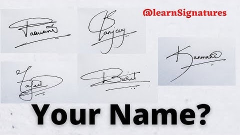 How to do your name signature style All letter signature style. signature kaise kare aapka