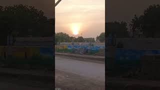 Beautiful Sun rising scene near maa Ravechi dham mandir