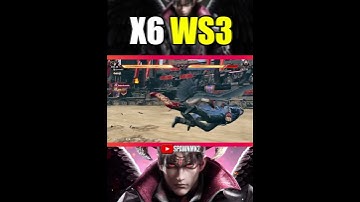 TEKKEN 8 | Season 2 Devil Jin X6 WS3 High Damage Combo #shortvideo #gaming #tekken8 #deviljin #short