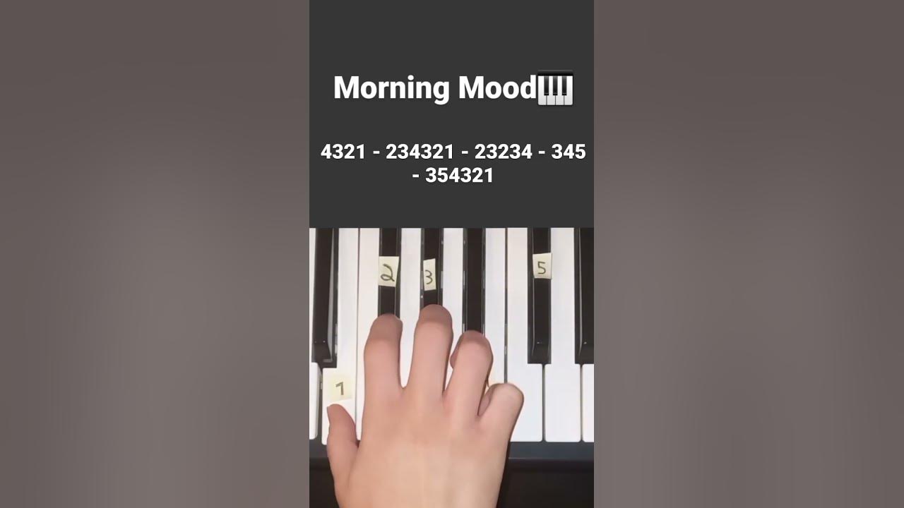 Morning Mood - Edvard Grieg | Easy Piano Tutorial #shorts #short #piano #tutorial #music #fyp #fypシ